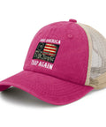 Pink Adjustable Trucker Hat For Men With Anti Sweat Band Dope Lightweight Athletic Cap Breathable Mesh Back Everyday Casual Outdoor Sports Hat