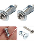 Beefy Hollow Wall Anchors M4 Kit For Drywall Fixings With Petal Expansion Nuts Zinc Plated Carbon Steel 50 Sets Universal Fit For Bathrooms Kitchens Outdoors Built To Last And Ready To Install, M4 metal anchor and screw set