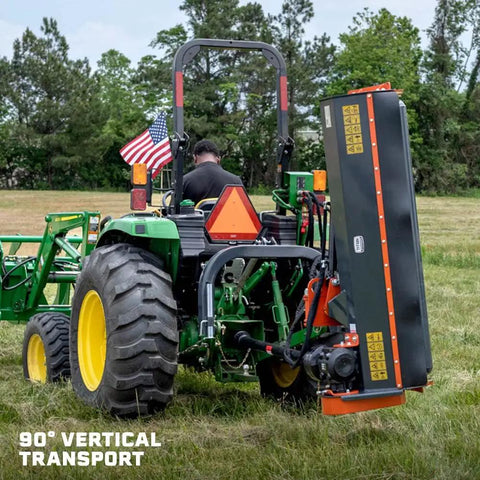 65 Inch Offset Flail Ditch Bank Mower For Cat 1 Tractors 30 50 HP With PTO Hydraulic Offset And Tilt Mulches While You Cut A Rugged Go To Tool For Roadside Clearing Field Edges And Grassy Margins
