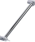 Adjustable Shower Arm Extension For Shower Heads Chrome Finish 10 To 18 Inch Reach Durable Brass Construction Easy Install