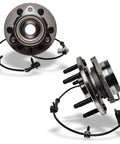 6-Lug Front Wheel Bearing Hub 4WD Replacement For 2002-2006 Chevy Avalanche 1500 Silverado with ABS Sensor 515036, side view