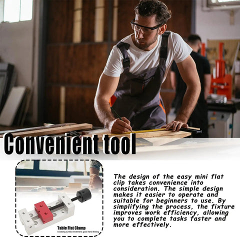 Compact 50mm Mini Vise Aluminum Table Clamp For Drill Press And Bench Use Handy Rock Solid Holding Tool for woodworking