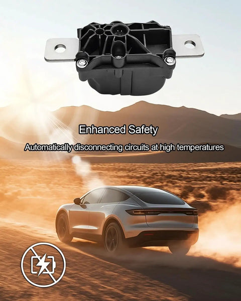 Heavy Duty High Voltage Battery Disconnect Pyro Fuse Built Tough For Straight Swap Overheat Defense And Short Circuit Blocking In Teslas Or Any Ev Plug And Play Setup Keeps Your Rig Rockin Hard with safety features.