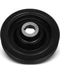 Front view of Harmonic Balancer Crankshaft Belt Drive Pulley Replacement Plug And Play For Acura CL 1997 Honda Accord 1994 1997.