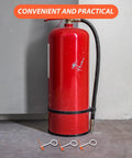 30 Set Fire Extinguisher Pull Pins With Plastic Tamper Seals For Commercial And Industrial Use ensuring secure attachment of a fire extinguisher.