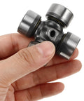 Super Tough Universal Joint For Rear Driveshaft U‑Joint Replacement Fits Atvs With Smooth Handling And Heavy Load Capacity Reliable Metal Shaft Coupling For Off Road Chassis, silver steel cross joint in hand