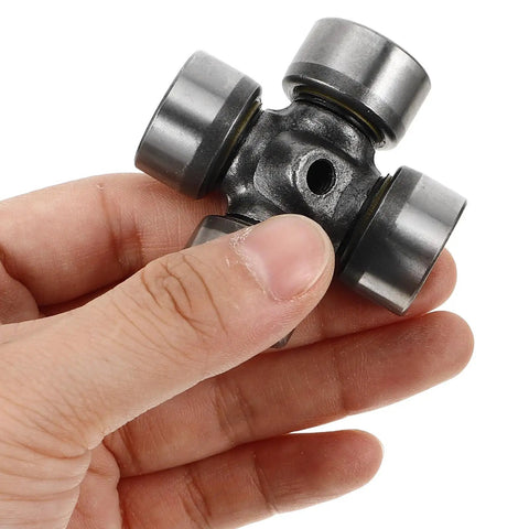 Super Tough Universal Joint For Rear Driveshaft U‑Joint Replacement Fits Atvs With Smooth Handling And Heavy Load Capacity Reliable Metal Shaft Coupling For Off Road Chassis, silver steel cross joint in hand