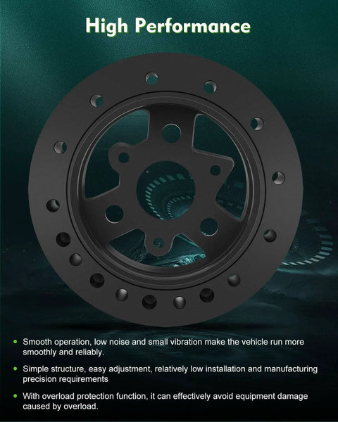 Harmonic Balancer Crankshaft Belt Drive Pulley Replacement For Ford Crown Victoria Lincoln Town Car Mercury Grand Marquis Thunderbird 1992-2000 F3AZ6316A OE Reference 594-081 Durable Easy Install