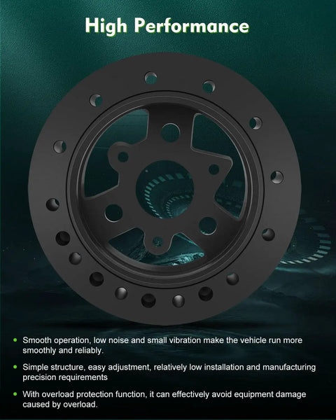 Heavy Duty Harmonic Balancer For Infiniti I30 And Nissan Maxima 1995 To 2001 Replacement Crankshaft Belt Drive Pulley