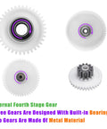 Internal fourth stage gear components of Beefed-Up 280W RS775 High Speed Motor Gearbox For Ride On Toys And UTVs.