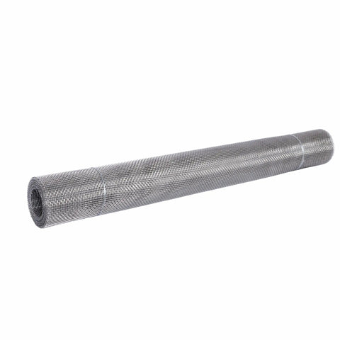 Sturdy 304 Stainless Steel Wire Mesh, 23.5 Inch Wide By 10 Foot Long, 2mm Mesh Holes And 0.45mm Wire Diameter rolled up