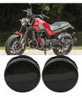 Upgrade Your Ride With Durable JXMXDZSW Frame Hole Covers Plugs For Honda 500 Trail. These Black Trim End Cap Kits Offer Sleek Style And Easy Installation Without Ugly Logo Mess. Black frame hole covers plugs for Honda 500 Trail, shown with motorcycle and two close-up caps