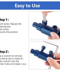 Instructions for Heavy Duty Broken Pipe Thread Extractor Tool For Half Inch, Three Quarter Inch, And One Inch Pipes With Stripped Bolts