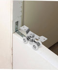 Stainless Steel Sliding Door Track Wheels With Nylon Rollers Silent Pulley System for Quiet Smooth Operation Indoors or Outdoors.