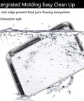 18 Inch Stainless Steel Baking Sheets Set Of 2 submerged in water, highlighting rust resistant and easy clean features