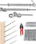32 Cable Railing Kit With One Eighth Inch Swage Toggle Turnbuckles In 316 Stainless For Wood Posts And Decks WoodEasy System Multi Angle