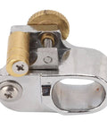 Portable Leather Lace Cutter With Three Blades, Handy Belt Cutter Tool with chrome-plated cast steel and brass components