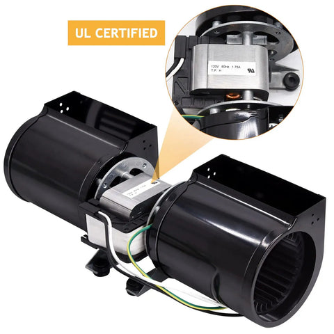 Convection Blower Replacement 812-4900 For Quadra Fire Classic Bay 1200i Insert And 4100 Series Wood Stoves Plus 7100 Fireplace And Eco Choice PS35 Pellet Stove Compatibility Easy Install Reliable Performance