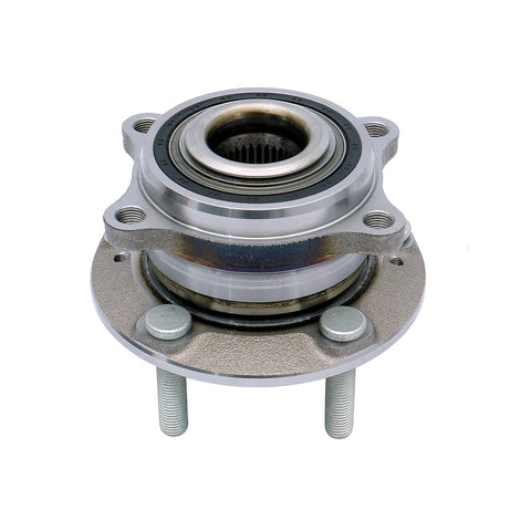 Front view of Front Wheel Bearing Hub Assembly Set Of 2 For 2007-2014 Hyundai Santa Fe, 2007-2012 Hyundai Veracruz, 2011-2015 Kia Sorento - Durable Front Axle Hub Kit For Smooth Rides And Quick Wheel Replacement