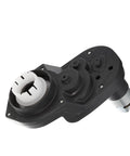 24V Gearbox For Kids Ride On Cars With 30000 RPM High Speed Motor Turbo Power 13mm Shaft Hole 185mm Long shown in a side view