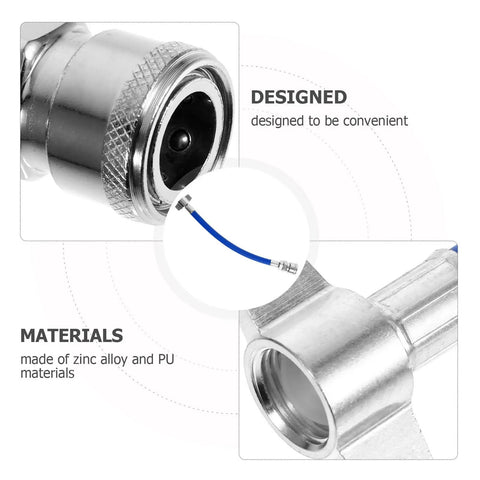 Heavy Duty Truck Trailer Air Line Hose Assembly With Quick Connect Brake Fittings Built In Leak Proof Protection Blue Zinc Alloy Pu Material For Simple Plug And Play Top Quality Installation Fits Most Semi Trucks And Trailers Safely blue PU hose with zinc alloy quick-connect brake fittings