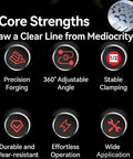 Infographic highlighting features of the 1/2 Inch Flexible Shaft Extension for Tight Spots, Torque Socket Extender and Ratchet Spanner Adapter.