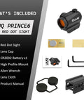 Compact 1x20mm Optical Targeting Dot With Auto On Motion Sensor, 11 Level Brightness, Low Profile Riser Mount, IPX7 Waterproof, Fits 20mm Picatinny Rails, Field Ready For Airsoft And Paintball Training Sessions; package contents