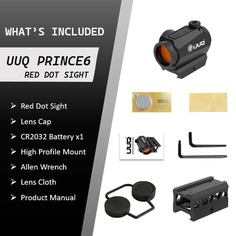 Compact 1x20mm Optical Targeting Dot With Auto On Motion Sensor, 11 Level Brightness, Low Profile Riser Mount, IPX7 Waterproof, Fits 20mm Picatinny Rails, Field Ready For Airsoft And Paintball Training Sessions; package contents