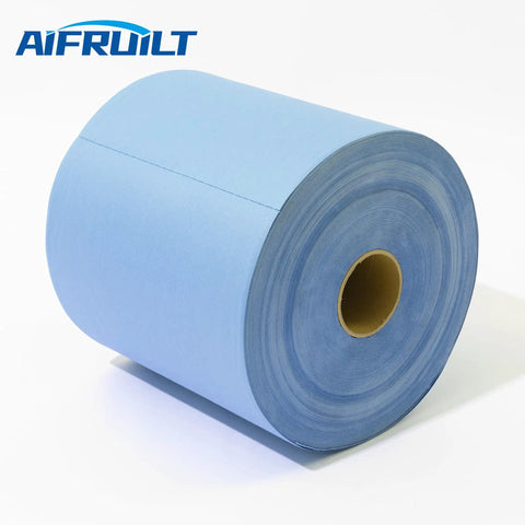 Heavy Duty Pro Grade Shop Towels Jumbo Roll With 475 Absorbent Blue Cloth Sheets Durable Reusable Rags For Oil Grime And Tough Dirt Cleanup
