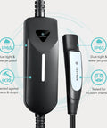 Tesla NACS Portable EV Charger With Dual Level Charging, Switch Between 12A And 40A, Includes NEMA 14 50 And 5 15 Plugs