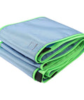 Heavy Duty Nylon Protective Sleeves For Vacuum Hose D27 And D32mm Dust Extractor Cover Guard, blue and green folded sleeve.