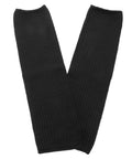 2 Pairs Cut Resistant Arm Sleeves Heavy Slash Proof Arm Guards For Welding Gardening And Mechanic Jobs Built Tough With Breathable PE Mesh in black.