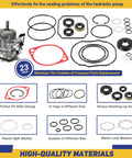 BDP-10A Pump Overhaul Seal Kit With Seals And Gaskets For PG Series Hydraulic Pumps Kohler Kawasaki Compatible