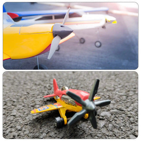 RC aircraft with wheels for park flyers and model planes, featuring RC Airplane Wheels 25mm Foam Replacement Pack Of 8.