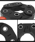 A-Premium drive shaft flex joint coupler, black metal automotive part compatible with Cadillac CTS, Ford Thunderbird, and Lincoln LS.