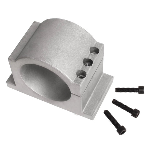 100mm CNC Spindle Motor Clamp Mount Bracket With 3 Screws For CNC Router Engraving And Milling High Speed Spindle Aluminum Fixture