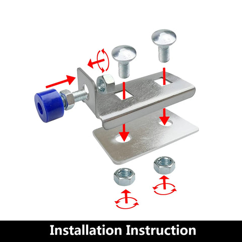 Trolley Roller Limit Kit For 1-5/8 Inch Wide Strut Channel Keeps Trolley From Detaching At End Of Channel, installation view