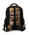 Back view of Dope Wild Ant Printed Unisex Backpack With Large Capacity Durable Polyester Daypack for School Travel and Everyday Carry