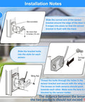 Installation steps for Easy Install Garage Door Safety Sensor Beams Kit With Brackets Replacement For Obstruction Detection Fits 41A5034 801CBP Compatible With LiftMaster Sears Chamberlain Craftsman Linear Openers