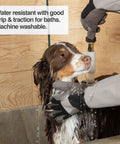 Multipurpose Pet Grooming Glove For Dogs And Cats Water Resistant And Puncture Scratch Resistant used during dog bath