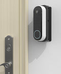 Adjustable Doorbell Mount For Arlo Video Doorbell 2K 2nd Gen Wedge Kit With 0 To 45 Degree Tilt Left Or Right Adjustment installed