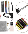 Hot For Auto Repair! Grab This Portable Welding Bumper Car Kit Tool with handle and colorful welding rods for auto repair.