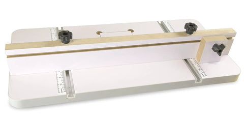 24x12 Inch Drill Press Table With Adjustable Fence And Stop Block Boosts Your Workspace By 275 Square Inches Fits Drill Press Tables From 5 To 16 Inches Wide Compatible With Most Drill Press Models, MDF surface