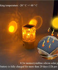 Ultra Bright Solar Strobe Warning Light for Construction and Traffic 360 Degree LED Beacon Wireless Auto On Off IP65 Waterproof