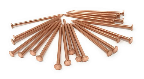 Pure Copper 3.5 Inch Nail Spikes 22 Pack Heavy Duty Tree Stump Root Removal Eco Friendly Chemical Free USA Made Durable Spikes
