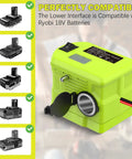 Step Down Voltage Adapter For 18V Tool Battery To 5V-13V Adjustable Regulator with wire and socket, Ryobi compatible.