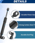 Heavy Duty Tailgate Assist Kit Smooth Operator Drop Liftgate Support Strut For Toyota Tacoma N300 2015 To 2023 showcasing carbon steel tube and durable piston sealing.
