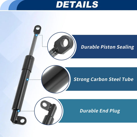 Heavy Duty Tailgate Assist Kit Smooth Operator Drop Liftgate Support Strut For Toyota Tacoma N300 2015 To 2023 showcasing carbon steel tube and durable piston sealing.