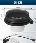 Hyundai Fuel Tank Cap Gas Cap Replacement For 2006 To 2019 Accent size dimensions shown, OEM style locking gas cap