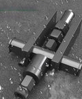 Badass 10 Pc Motorcycle Bearing Puller Kit Fits 8mm to 29mm Sizes Durable Using Chrome Vanadium Steel Great Tool For Gearheads and Mechanics to Rip Bearings and Fix Engines Right Without Risk of Damage During Home Garage Repair Jobs, black steel puller